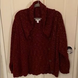 Maroon Cardigan